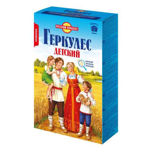 Геркулес Русский продукт детский овсяные хлопья 350 г в Билла