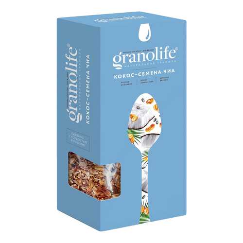 Гранола Granolife кокос-семена чиа 200 г в Билла