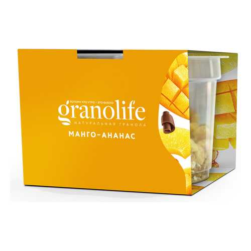 Гранола Granolife манго-ананас 60 г в Билла