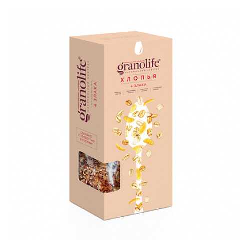 Хлопья 4 злака Granolife 400 г в Билла