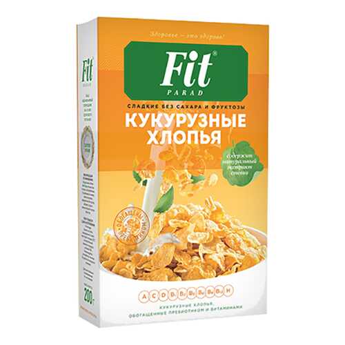 Хлопья Fit Parad кукурузные в Билла