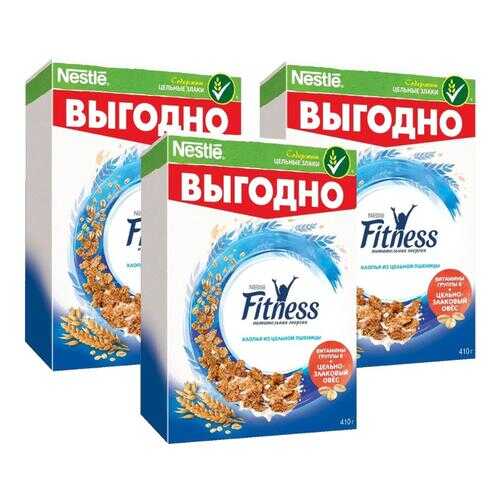 Хлопья Fitness 14 дней пшеничные с витаминами и минералами 3*410 г в Билла