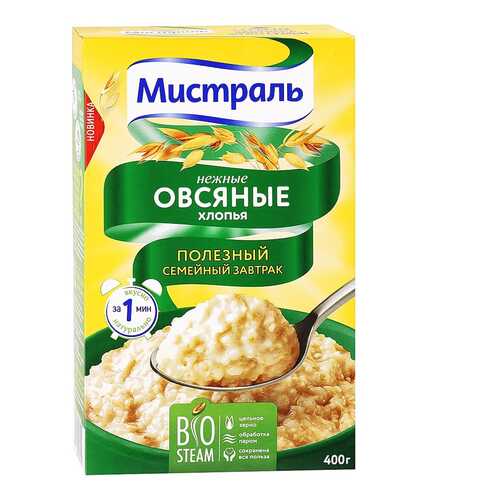 Хлопья Мистраль овсяные нежные 400 г в Билла