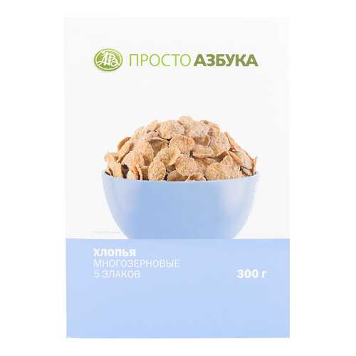 Хлопья мультизерновые Просто Азбука 5 злаков 300 г в Билла