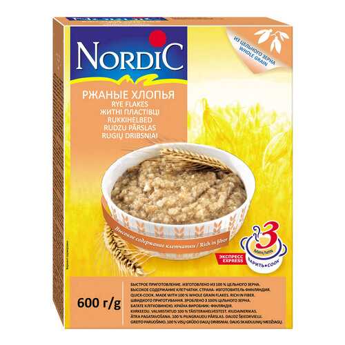 Хлопья Nordic ржаные 600г в Билла