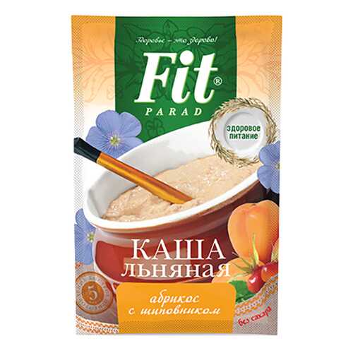 Каша льняная Fit Parad абрикос с шиповником в Билла