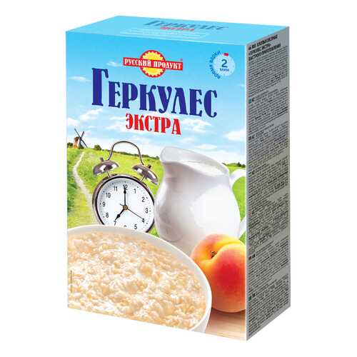 Овсяные хлопья Геркулес экстра быстрого приготовления 350 г в Билла