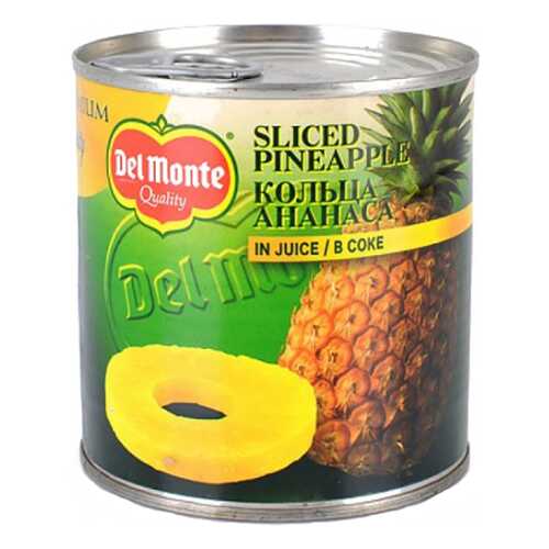 Ананас Del Monte кольца в соке 435 г в Билла