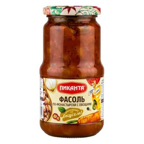 Фасоль Пиканта по-монастырски с овощами 530 г в Билла