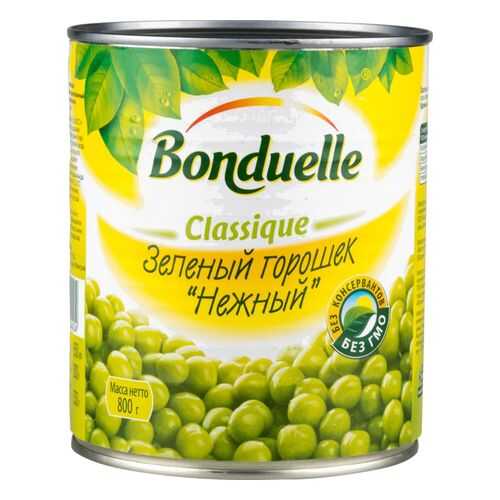 Горошек зеленый Bonduelle classique нежный 800 г в Билла
