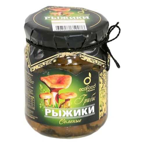 Грибы рыжики соленые Ecofood 520 г в Билла