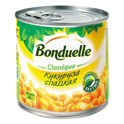 Кукуруза Bonduelle сладкая консервированная 340г Россия в Билла