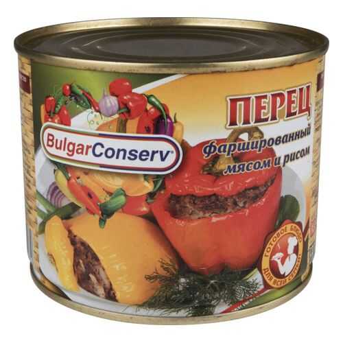Перец BulgarConserv фаршированный мясом и рисом 540 г в Билла