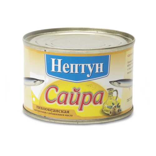 Сайра натуральная Нептун 240 гр. в Билла