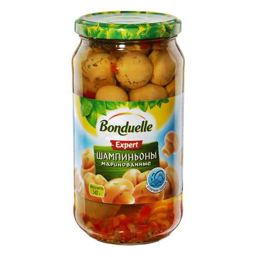 Шампиньоны целые маринованные Bonduelle 540г Польша в Билла
