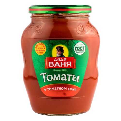Томаты в томатном соке Дядя Ваня 680 г в Билла