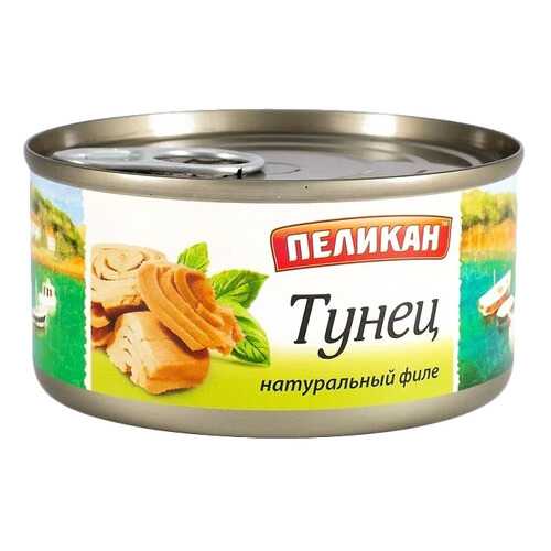 ТУНЕЦ ПЕЛИКАН НАТУР. ФИЛЕ 185 Г Ж/Б ГОЛДЭН ПРАЙЗ КЭНИНГ КО ТАИЛАНД в Билла