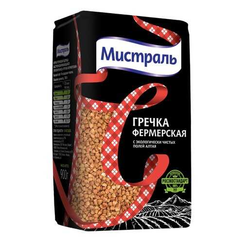 Крупа Мистраль Гречневая Фермерская 900г в Билла
