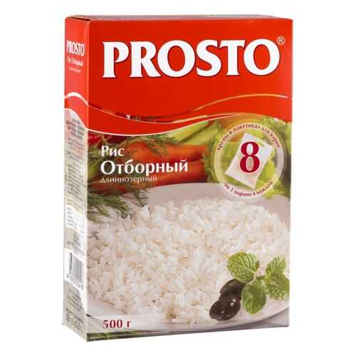 Рис Prosto отборный длиннозерный в пакетиках 500 г в Билла