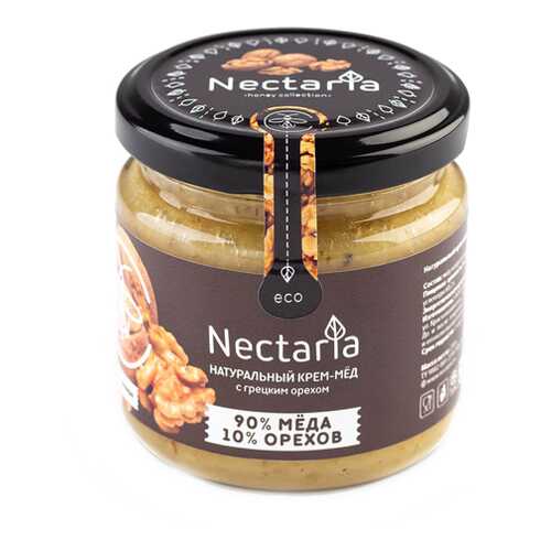 Крем-мёд с грецким орехом Nectaria 230 г в Билла