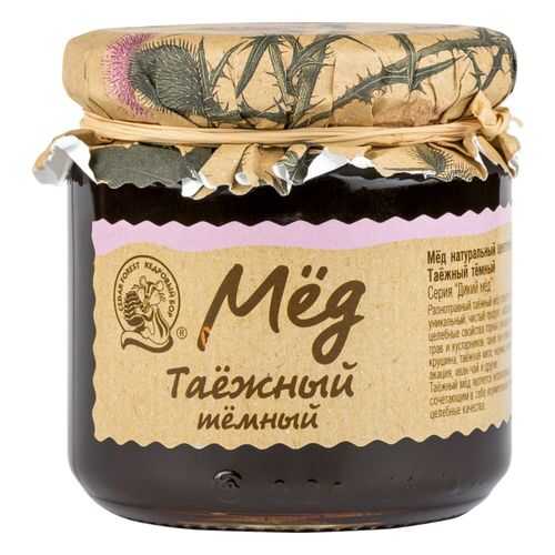 Мед цветочный Кедровый бор таежный темный 245 г в Билла