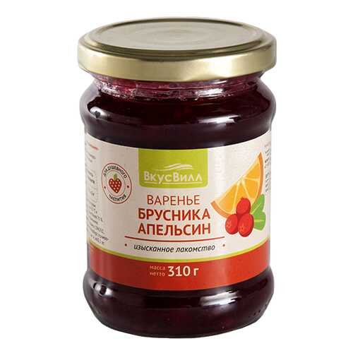 Варенье брусника - апельсин 310 г в Билла