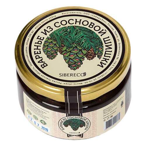 Варенье Sibereco из сосновой шишки 250 г в Билла