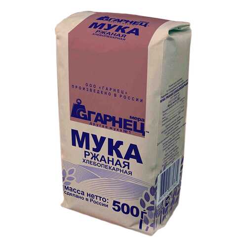 Мука Гарнец ржаная 500 г в Билла
