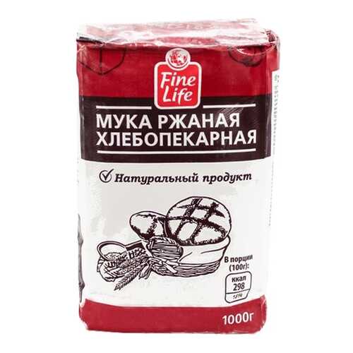 Мука ржаная Fine Life хлебопекарная 1 кг в Билла