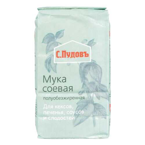 Мука соевая С.Пудовъ полуобезжиренная 400 г в Билла