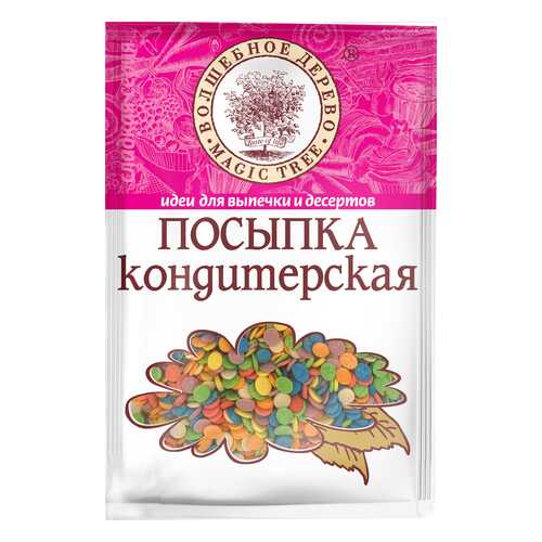 Посыпка кондитерская Волшебное дерево конфетти разноцветные 40 г в Билла