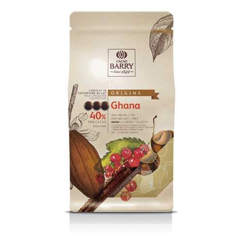 Шоколад Cacao Barry GHANA - Молочный, 40%, 1кг. (CHM-P40GHA-2B-U73) в Билла