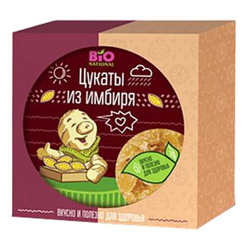 Цукаты из имбиря Bio National 100 г в Билла