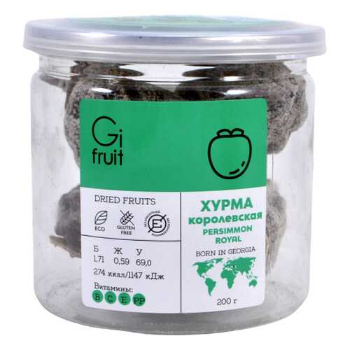 Хурма Королевская сушеная GIFRUIT, 200г в Билла