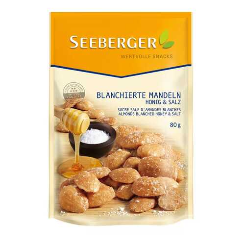 Миндаль жареный с солью и медом Seeberger 80 г в Билла