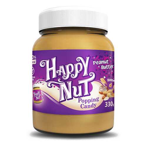 Арахисовая паста HAPPY NUT со взрывной карамелью 330 г в Билла