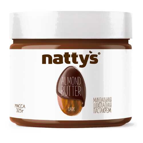 Паста Nattys Dark миндальная с какао и мёдом 325 г в Билла