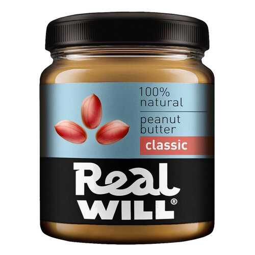 Real Will Peanut butter классическая 500 г в Билла