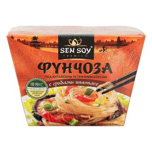 Фунчоза Sen Soy под китайским устричным соусом с грибами шиитаке 125 г в Билла