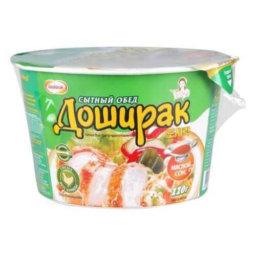 Лапша быстрого приготовления Doshirak сытный обед со вкусом курицы 110 г в Билла