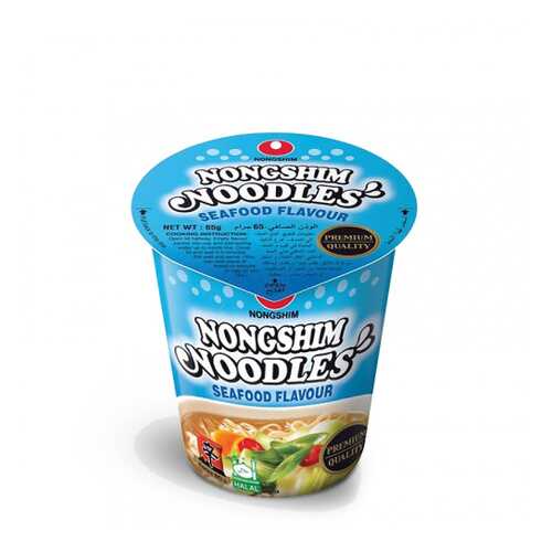 Лапша быстрого приготовления Nongshim с морепродуктами стакан 65 г в Билла