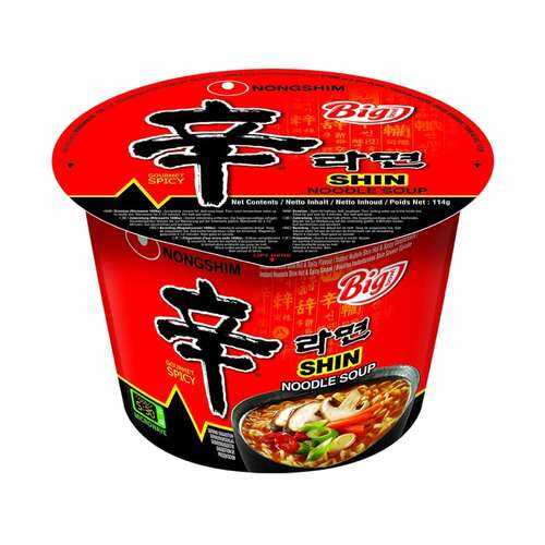 Лапша быстрого приготовления Шин Рамен Nongshim чашка 114 г в Билла