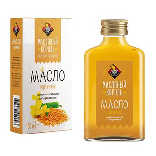 Масло горчичное Масляный король 100% 100 мл в Билла