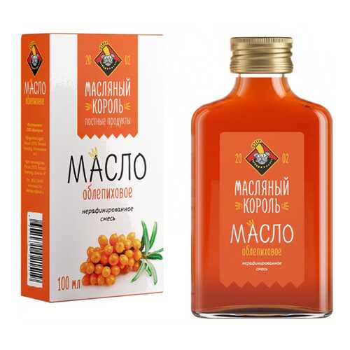 Масло облепиховое Масляный король смесь 100 мл в Билла