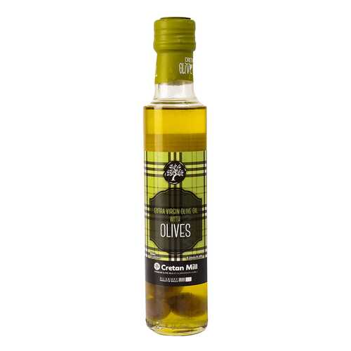 Масло оливковое Cretan Mill Extra Virgin нерафинированное с оливками, 250мл, Греция в Билла