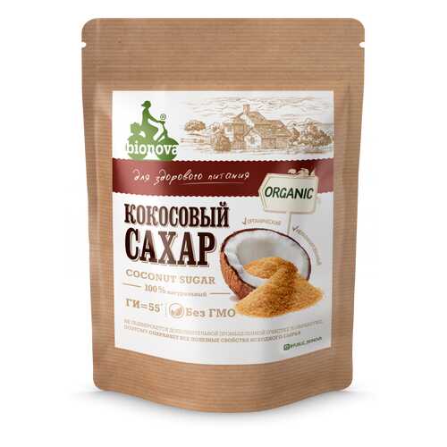 Сахар Bionova органический кокосовый 200 г в Билла