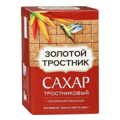 Сахар тростниковый Золотой тростник нерафинированный в кубиках 400 г в Билла