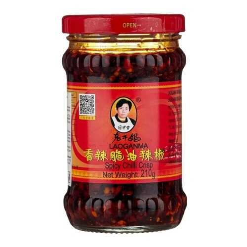 Соус Lao Gan Ma острый с хрустящим перцем чили 210 г в Билла