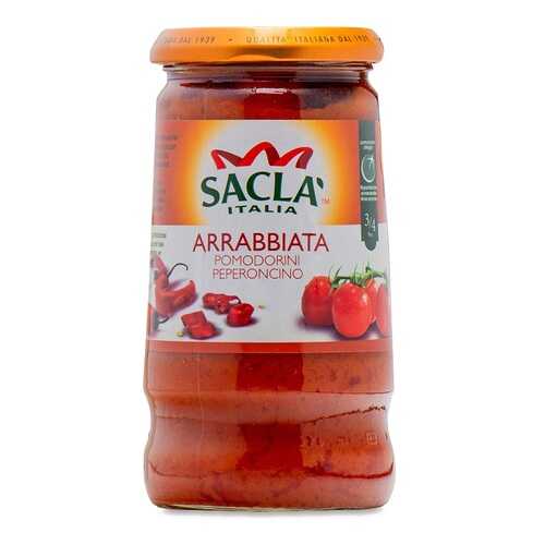 Соус Sacla Аррабиата с цельными томатами черри и перцем чили 350г стекло Италия в Билла