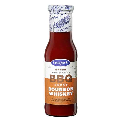Соус Santa Maria BBQ с виски Бурбон для гриля и шашлыка 370г Нидерланды в Билла